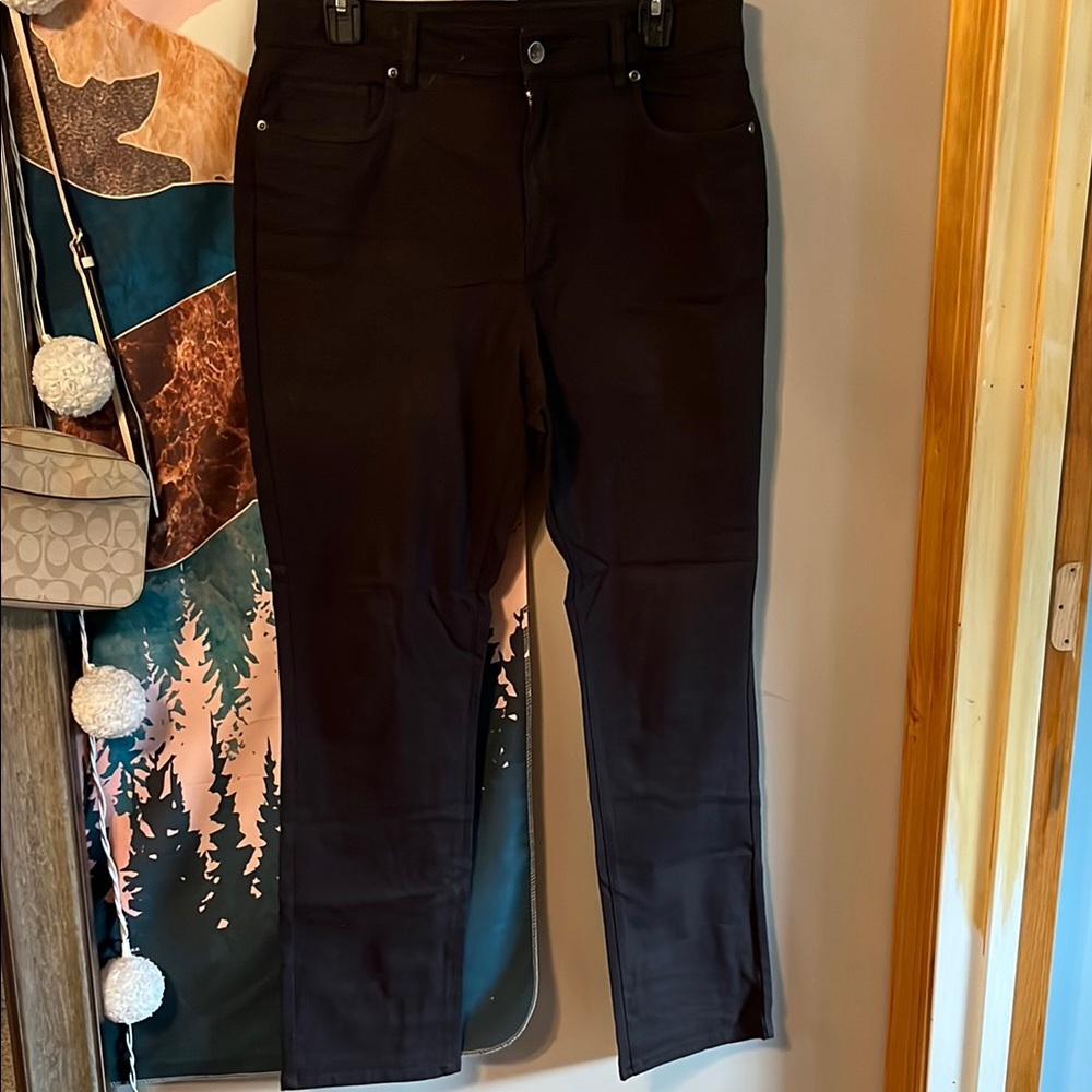 L.L. Bean Black Straight Leg Jeans